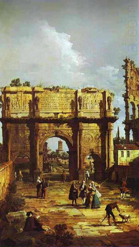 Arch of Constantine, Bernardo Bellotto